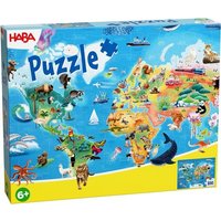 HABA 2013400001 - Puzzle Weltkarte, 100 Teile von HABA