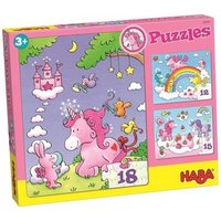 HABA 300299 Puzzles Einhorn Glitzerglück von HABA