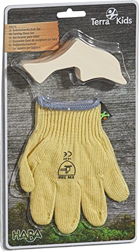 HABA 300318 Schnitzhandschuh-Set, Kleinkindspielzeug von HABA