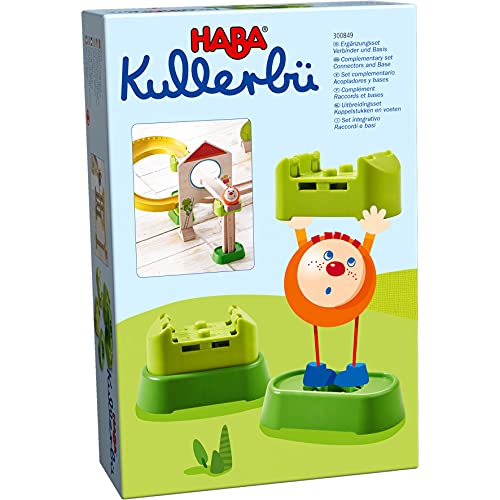 HABA 300849 - Kullerbü – Ergänzungsset Verbinder und Basis von HABA