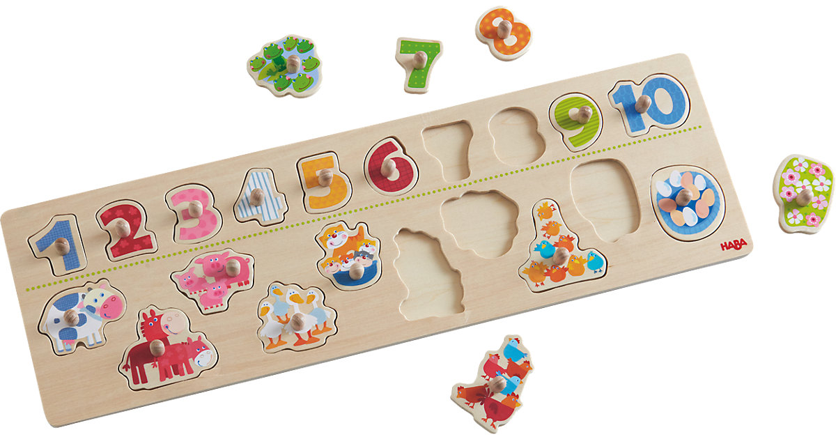 HABA 301961 Greifpuzzle tierischer Zählspaß HABA 301961 Greifpuzzle tierischer Zählspaß von HABA