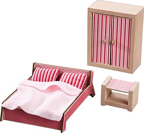 HABA 301988 "Little Friends - Puppenhaus-Möbel Schlafzimmer für Erwachsene" von HABA