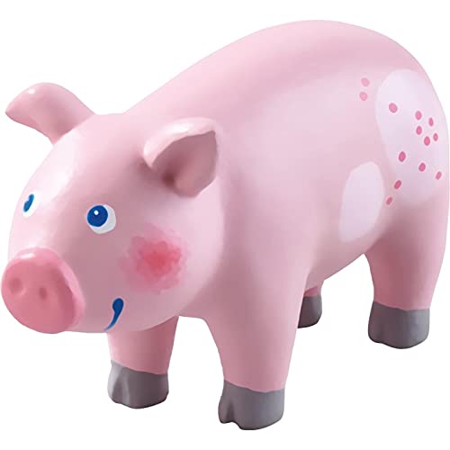 HABA Little Friends Schwein - Spielfigur Bauernhoftiere für Kinder ab 3 Jahren - Minipuppen für kreative Rollenspiele – 1302981001 von HABA