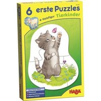 HABA 303309 6 erste Puzzles – Tierkinder von HABA