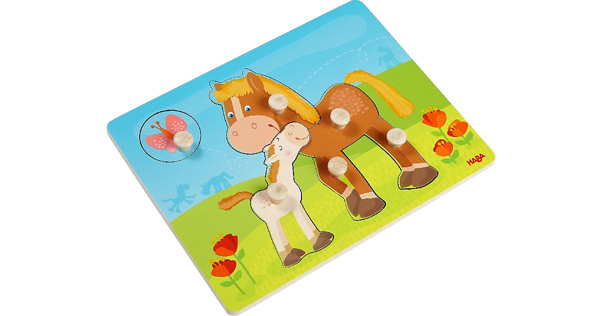 HABA 303771 Greifpuzzle Pferdefamilie von HABA