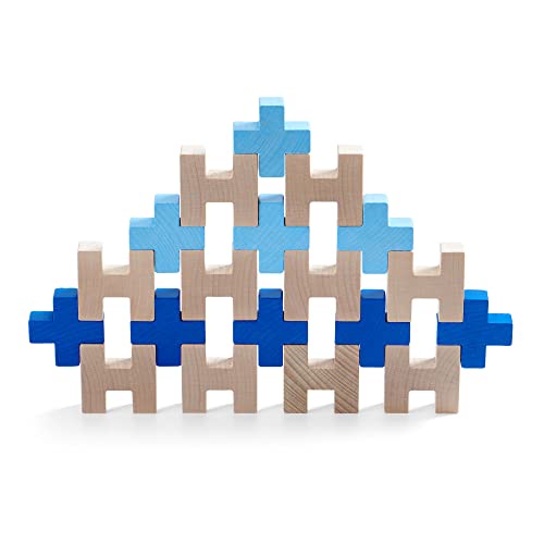 HABA 304411-3D-Legespiel Aerius, 20 Holzbausteine in unterschiedlichen Formen und Farben für kreatives Legen und Bauen in alle Richtungen, Spielzeug ab 3 Jahren HABA 304411-3D-Legespiel Aerius, 20 Holzbausteine in unterschiedlichen Formen und Farben für kreatives Legen und Bauen in alle Richtungen, Spielzeug ab 3 Jahren von HABA