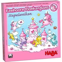 HABA 304541 Einhorn Glitzerglück – Wolkenstapelei von HABA