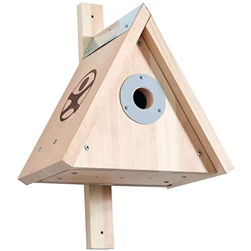 HABA 304544 - Terra Kids Nistkasten - Bausatz, Bausatz und Anleitung zum Selber Bauen eines Nistkastens für Kinder (28,5 x 40 x 28,5 cm), zum Beobachten von Vögeln von HABA