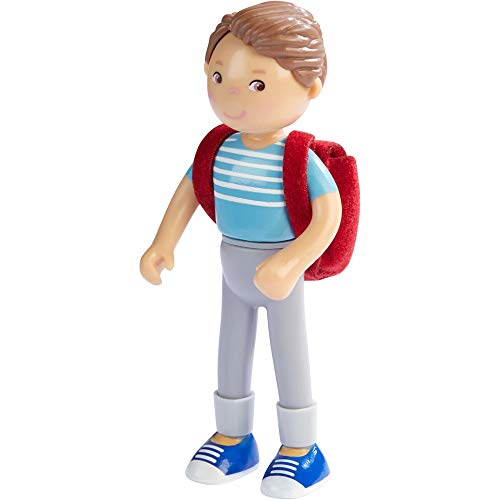 HABA 304742 - Little Friends – Papa Karsten, Minipuppe ab 3 Jahren, inklusive Rucksack, strapazierfähige Biegepuppe aus Kunststoff für Lange Spielfreude HABA 304742 - Little Friends – Papa Karsten, Minipuppe ab 3 Jahren, inklusive Rucksack, strapazierfähige Biegepuppe aus Kunststoff für Lange Spielfreude von HABA