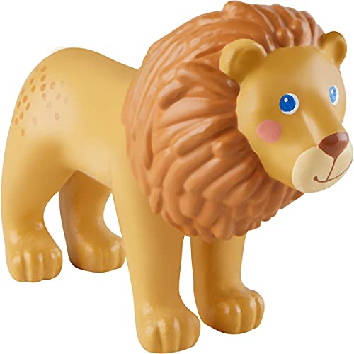 HABA 304752 - Little Friends – Löwe, Tierfigur aus strapazierfähigem Kunststoff für lange Spielfreude, ab 3 Jahren von HABA