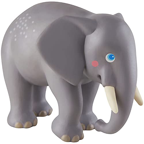 HABA 304755 - Little Friends – Elefant, Tierfigur aus strapazierfähigem Kunststoff für lange Spielfreude, ab 3 Jahren von HABA