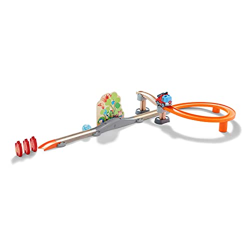 HABA 304830 - Kullerbü – Sound-Spielbahn Feueralarm, Holzkugelbahn mit viel Action und Soundeffekten, Motorikspielzeug ab 2 Jahren HABA 304830 - Kullerbü – Sound-Spielbahn Feueralarm, Holzkugelbahn mit viel Action und Soundeffekten, Motorikspielzeug ab 2 Jahren von HABA