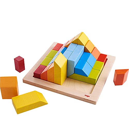 HABA 304854-3D-Legespiel Creative Stones, kreatives Legen, Bauen und Spielen mit bunten Regenbogenfarben, Holzspielzeug ab 2 Jahren HABA 304854-3D-Legespiel Creative Stones, kreatives Legen, Bauen und Spielen mit bunten Regenbogenfarben, Holzspielzeug ab 2 Jahren von HABA
