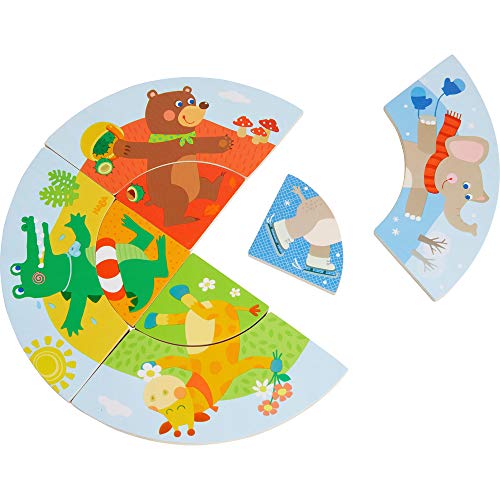 HABA 304912 - Legespiel Tierische Jahreszeiten, buntes Zuordnungsspiel mit liebevoll gestalteteten Holzteilen, Holzspielzeug ab 2 Jahren HABA 304912 - Legespiel Tierische Jahreszeiten, buntes Zuordnungsspiel mit liebevoll gestalteteten Holzteilen, Holzspielzeug ab 2 Jahren von HABA