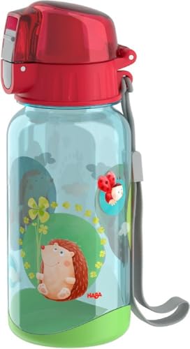 HABA 305151 - Trinkflasche Glück, Trinkflasche für Kinder 400 ml mit Glücksmotiv, mit großer Öffnung und Verschlusskappe, läuft nicht aus, BPA-freier Kunststoff, für die Spülmaschine HABA 305151 - Trinkflasche Glück, Trinkflasche für Kinder 400 ml mit Glücksmotiv, mit großer Öffnung und Verschlusskappe, läuft nicht aus, BPA-freier Kunststoff, für die Spülmaschine von HABA