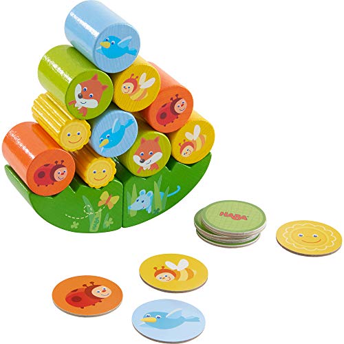 HABA 305203 - Stapelspiel Fuchs, Stapel- und Motorikspiel aus Holz mit Wackelwiese und 10 Stapelsteinen, für freies Spielen oder Spiel nach Anleitung, Holzspielzeug ab 2 Jahren HABA 305203 - Stapelspiel Fuchs, Stapel- und Motorikspiel aus Holz mit Wackelwiese und 10 Stapelsteinen, für freies Spielen oder Spiel nach Anleitung, Holzspielzeug ab 2 Jahren von HABA