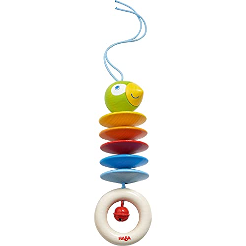 HABA 305230 - Hängefigur Papagei, Babyspielzeug für Babyschale, Spieltrainer, Kinderbett und Kinderwagen, mit Glöckchen, Holzspielzeug ab 6 Monaten HABA 305230 - Hängefigur Papagei, Babyspielzeug für Babyschale, Spieltrainer, Kinderbett und Kinderwagen, mit Glöckchen, Holzspielzeug ab 6 Monaten von HABA