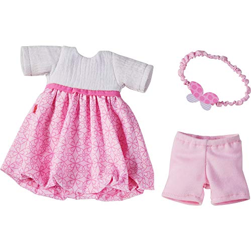 HABA 305555 - Kleiderset Traumkleid, Set aus Kleid, Haarband und Hose, Puppenzubehör für alle 32 cm großen HABA-Puppen, Spielzeug ab 18 Monaten HABA 305555 - Kleiderset Traumkleid, Set aus Kleid, Haarband und Hose, Puppenzubehör für alle 32 cm großen HABA-Puppen, Spielzeug ab 18 Monaten von HABA