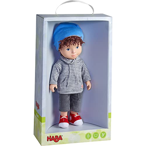 HABA 305584 - Spielpuppe Matti, HABA-Puppe mit weichem Körper, Gliedmaßen und Kopf aus Vinyl, 32 cm, Spielzeug ab 3 Jahren HABA 305584 - Spielpuppe Matti, HABA-Puppe mit weichem Körper, Gliedmaßen und Kopf aus Vinyl, 32 cm, Spielzeug ab 3 Jahren von HABA