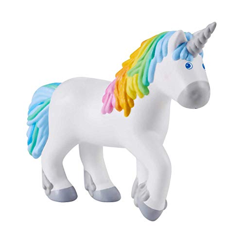 HABA 305595 - Little Friends – Einhorn Ruby Rainbow, Spielfigur ab 3 Jahren, bunt von HABA