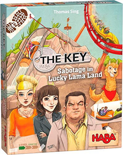 HABA 305855 - The Key – Sabotage im Lucky Lama Land, Spiel ab 8 Jahren, made in Germany, bunt von HABA
