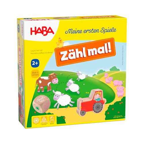 HABA 305878 - Meine ersten Spiele – Zähl mal!, Spiel ab 2 Jahren, made in Germany, bunt von HABA