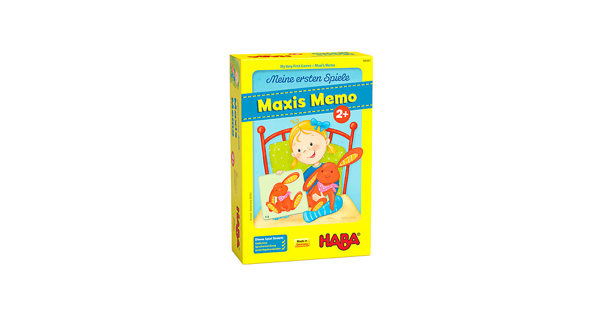 HABA 306061 Meine ersten Spiele – Maxis Memo von HABA