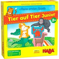 HABA 306068 Meine ersten Spiele – Tier auf Tier Junior von HABA