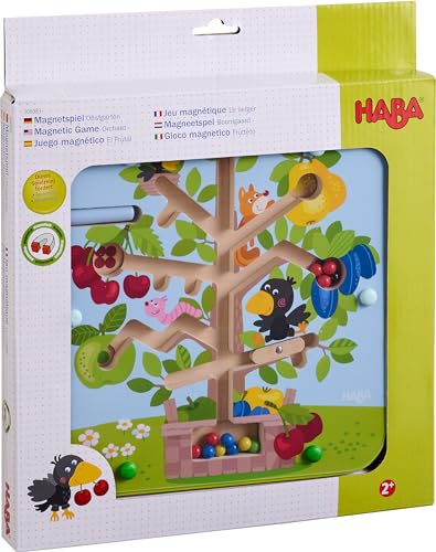 HABA 306083 - Magnetspiel Obstgarten, Motorikspiel ab 2 Jahren von HABA