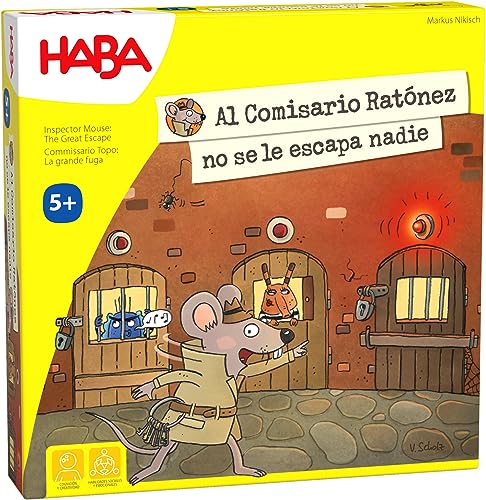 HABA 306117 - Kommissar Ratónez entgeht niemand! Memoryspiel mit einem Guten Spinn. Über 5 Jahre von HABA