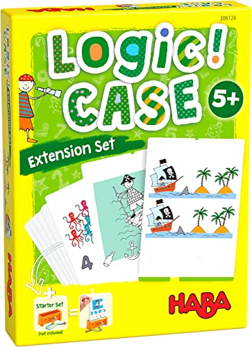 HABA 306124 - LogiCase Extension Set – Piraten, Mitbringspiel ab 5 Jahren, Bunt von HABA