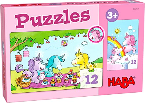 HABA Puzzles Einhorn Glitzerglück – Rosalie & Friends von HABA