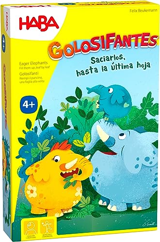 HABA 306262 Golosifantes Nicht wasserdicht Brettspiel für Kinder, Mehrfarbig von HABA