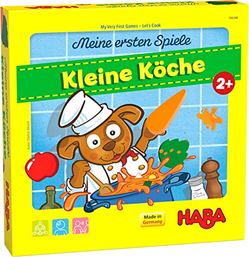 HABA 306348 - Meine ersten Spiele – Kleine Köche, Spielesammlung ab 2 Jahren, made in Germany von HABA