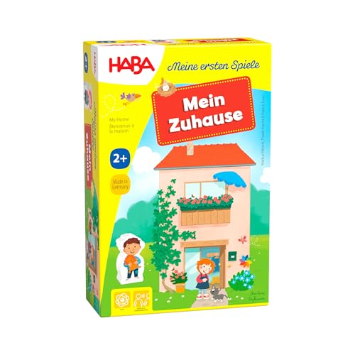 HABA 306354 - Meine ersten Spiele – Mein Zuhause, Spielesammlung ab 2 Jahren, made in Germany von HABA