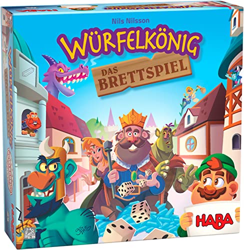 HABA 306400 - Würfelkönig – Das Brettspiel, Würfelspiele ab 8 Jahren, made in Germany von HABA