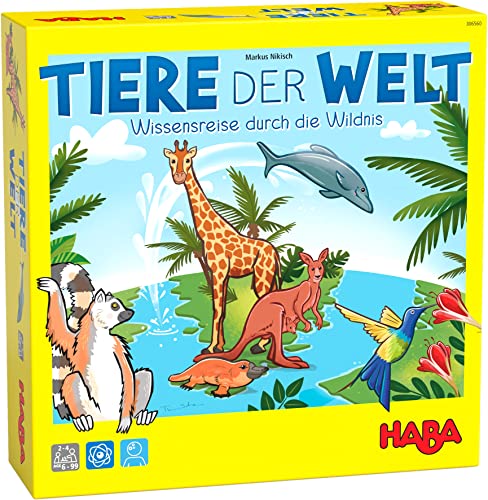 HABA 306560 - Tiere der Welt, Legespiel ab 6 Jahren, made in Germany von HABA