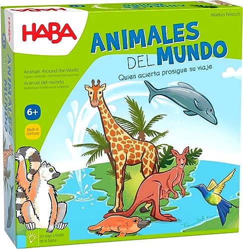 HABA 306565 - Tiere der Welt, Lernspiel für Kinder, ab 6 Jahren von HABA
