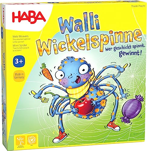 HABA 306567 - Walli Wickelspinne, Legespiel ab 3 Jahren, made in Germany von HABA