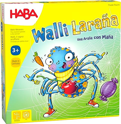 HABA 306571 - Walli Spinne, Motorik-Brettspiel über 3 Jahre, Mehrfarbig von HABA