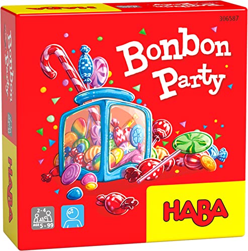HABA 306587 - Bonbon-Party, Mitbringspiel ab 5 Jahren, made in Germany, Bunt von HABA