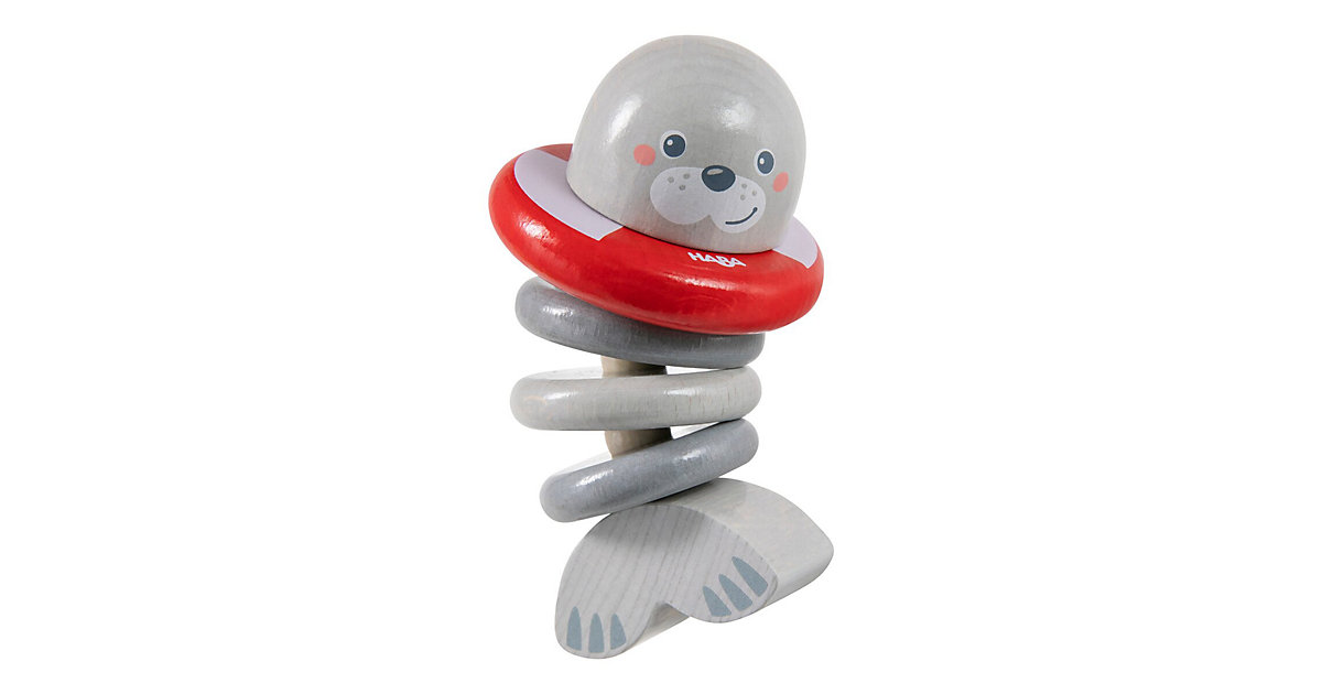 HABA 306691 Klapperfigur Robbe rot von HABA