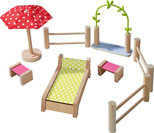 HABA 306717 - Little Friends Puppenhaus-Möbel Garten, Zubehör für Biegepuppe ab 3 Jahren HABA 306717 - Little Friends Puppenhaus-Möbel Garten, Zubehör für Biegepuppe ab 3 Jahren von HABA