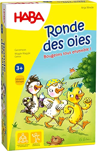 HABA 306980 Fuchs Runder der Gänse-Gesellschaftsspiele für Kinder-EIN Spiel von Bewegung und Animation-Klein-3 Jahre und älter-306980, bunt, S von HABA