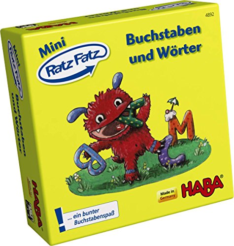 HABA 4892 Mini Ratz Fatz Buchstaben und Wörter von HABA