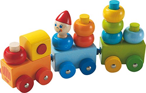 HABA 5126 Entdeckerzug Farbkringel, Kleinkindspielzeug von HABA