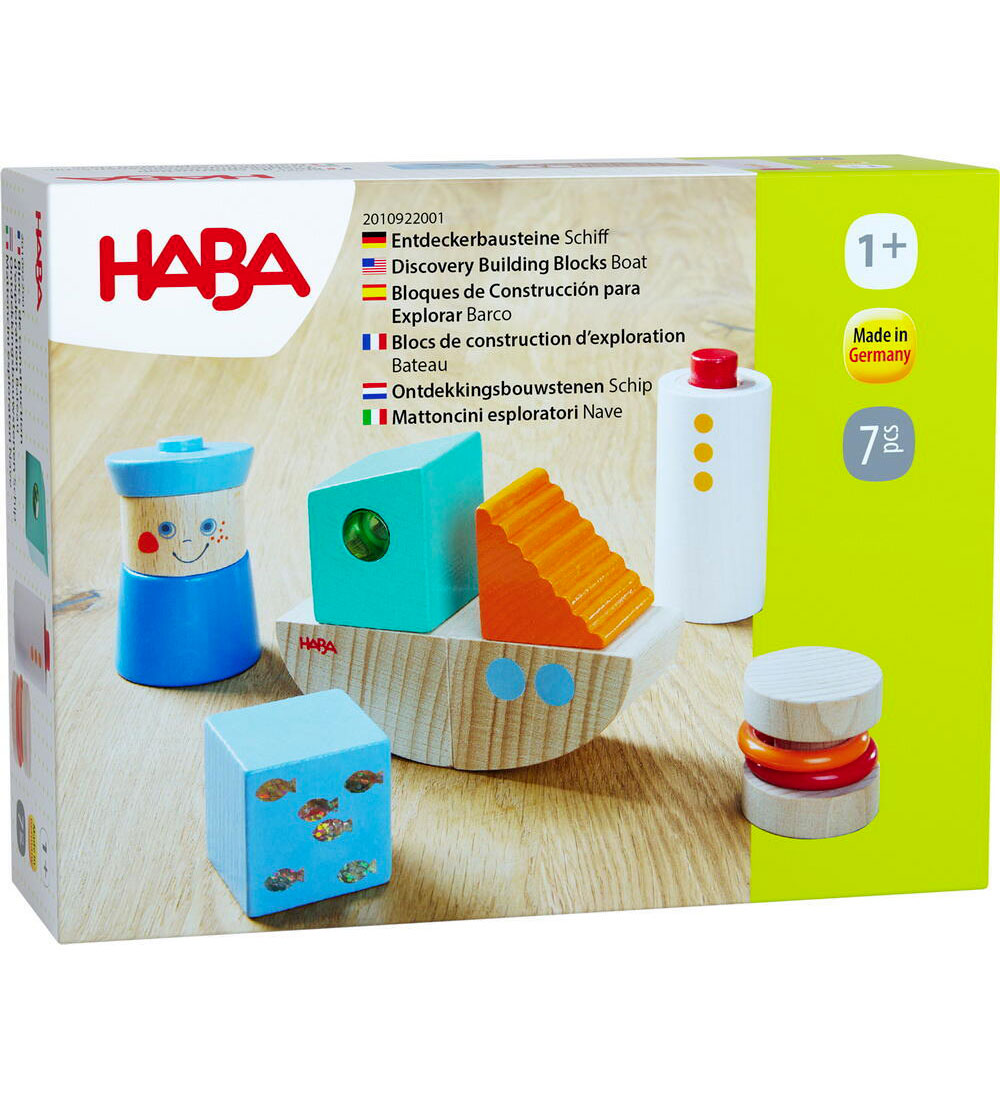HABA Bauklötze - Holz - Discovery Building Blocks Boat - 7 st. - HABA - One Size - Klötze HABA Bauklötze - Holz - Discovery Building Blocks Boat - 7 st. - HABA - One Size - Klötze von HABA