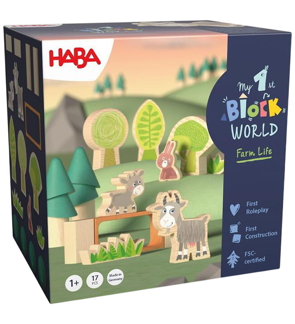 HABA Bauklötze - My First Blockwelt - Farm Life - Forest An - HABA - One Size - Klötze von HABA