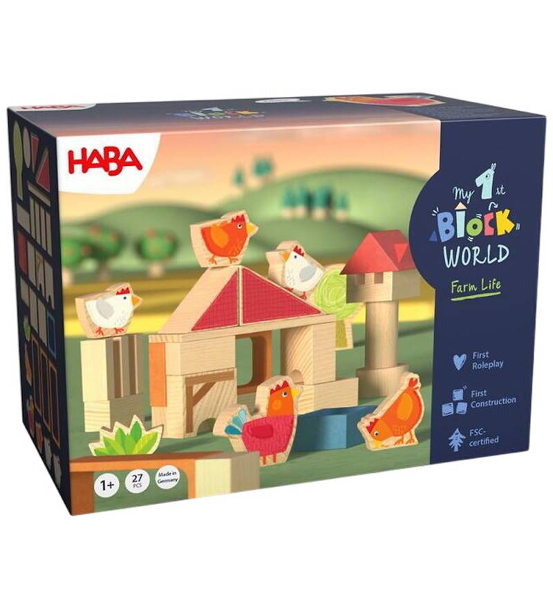 HABA Bauklötze - My First Blockwelt - Farm Life - Huhn C - HABA - One Size - Klötze HABA Bauklötze - My First Blockwelt - Farm Life - Huhn C - HABA - One Size - Klötze von HABA