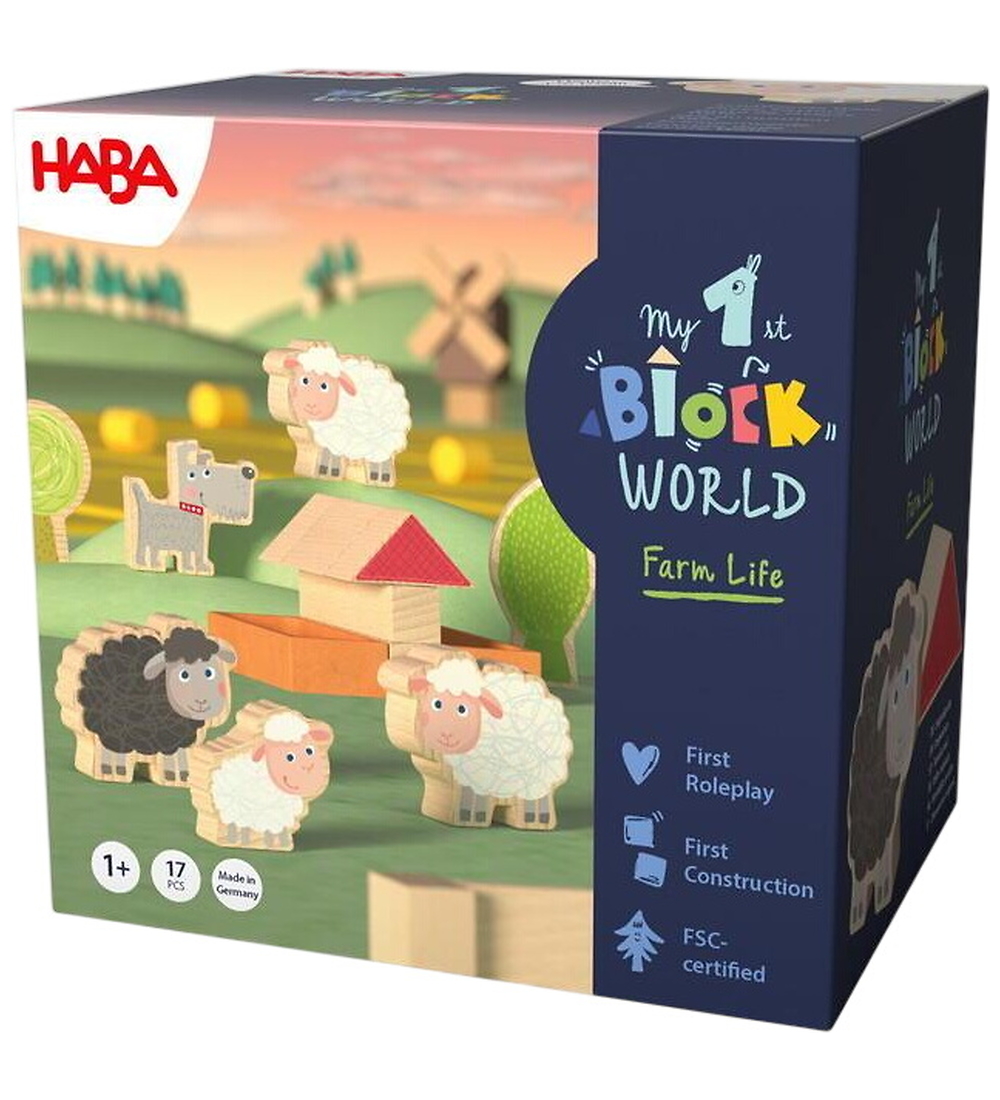 HABA Bauklötze - My First Blockwelt - Farm Life - Schafpass - HABA - One Size - Klötze von HABA